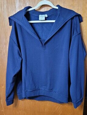 Super Soft By Torrid Fleece Wide Collar Sweatshirt Size 1 (14/16) (1359)
